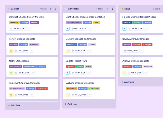 Process Board Template Thumbnail