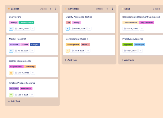 Product Design Board Template Thumbnail