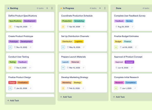 Product Launch Strategy Board Template Thumbnail