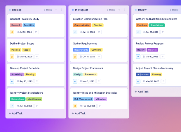 Product Weekly Update Board Template Thumbnail