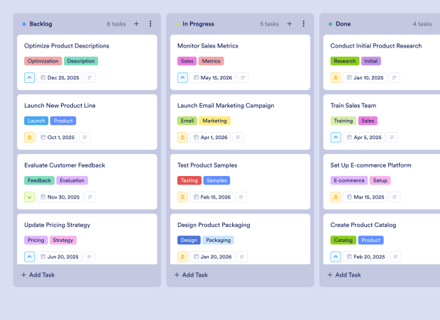Production List Board Template Thumbnail