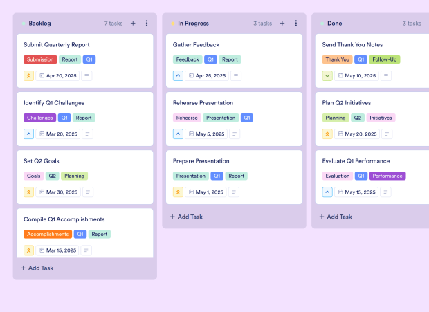 Program Reporting Board Template Thumbnail