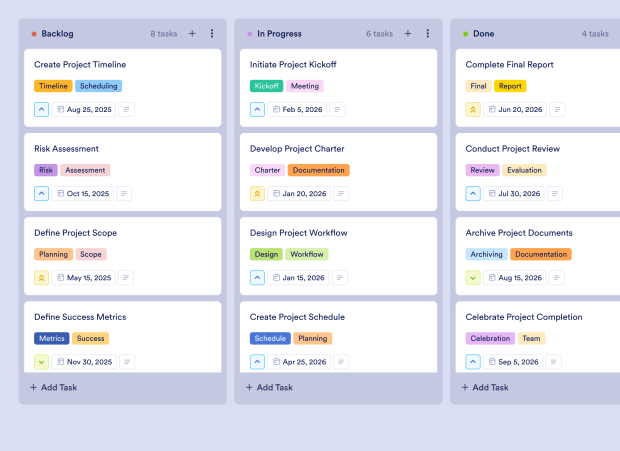 Program Roadmap Board Template Thumbnail