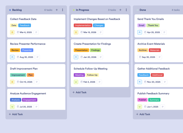 Project Brainstorming Board Template Thumbnail