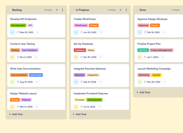 Project Framework Board Template Thumbnail