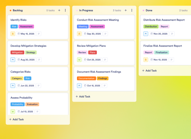 Project Management Risk Assessment Template Thumbnail