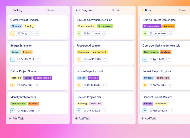 Project Planning Template Thumbnail