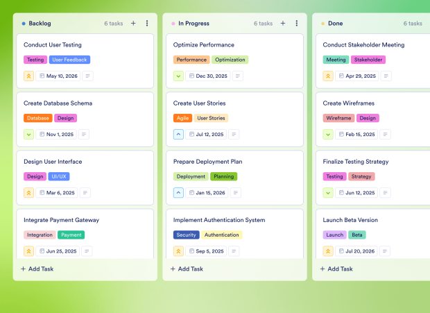 Project Playbook Board Template Thumbnail