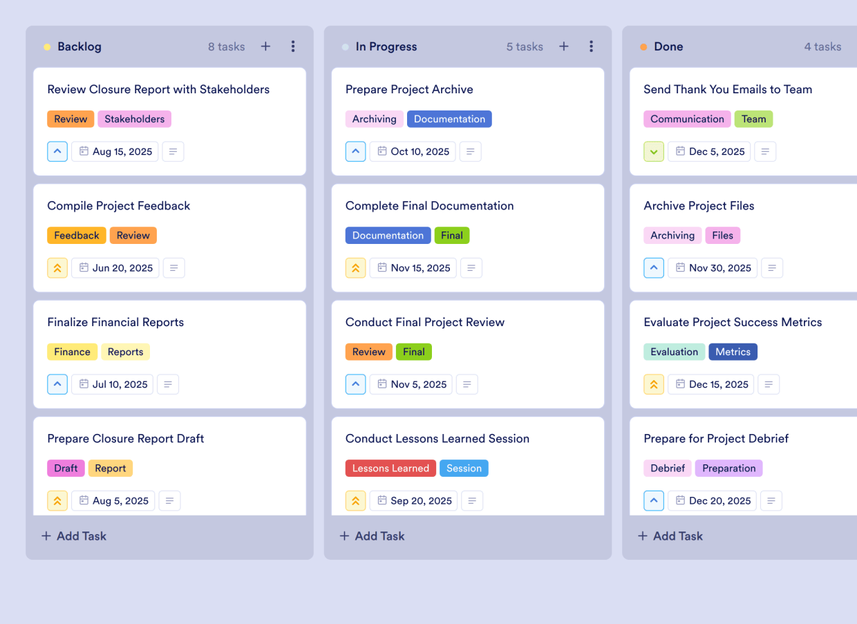 Project Recap Template | Jotform