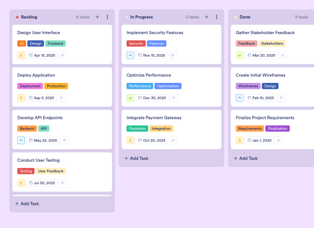 Project Resource Planning Board Template Thumbnail