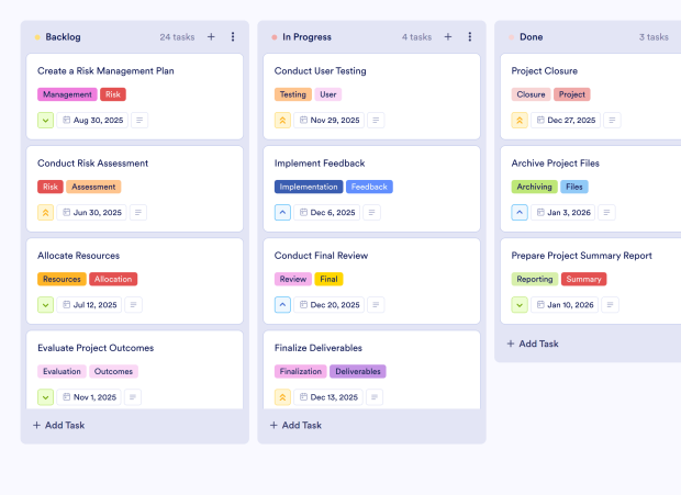 Quarterly Roadmap Board Template Thumbnail
