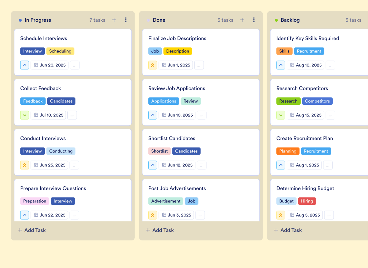 Recruiting Strategy Template Jotform