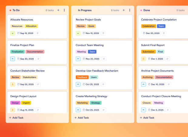 Release Calendar Board Template Thumbnail