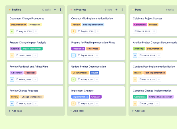 Release Plan Board Template Thumbnail