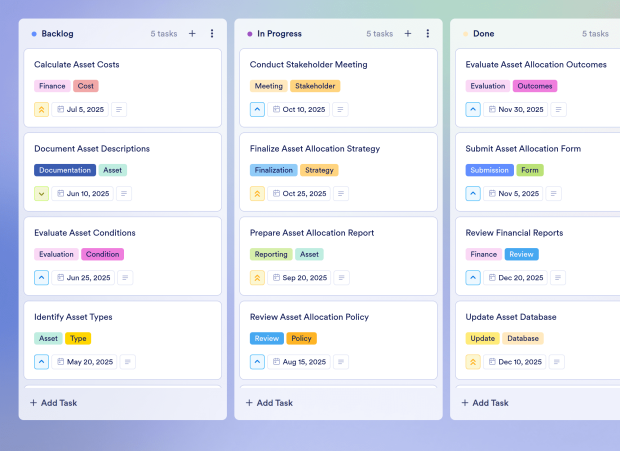 Resource Allocation Board Template Thumbnail