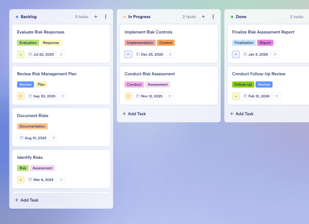 Risk Register Board Template Thumbnail