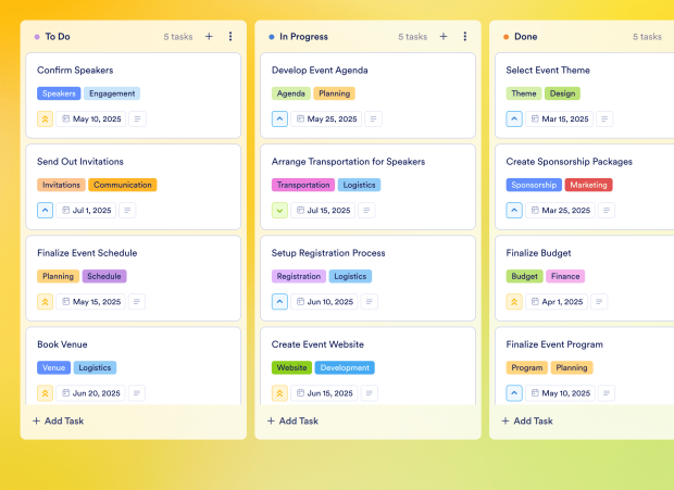Run Of Show Event Template Thumbnail