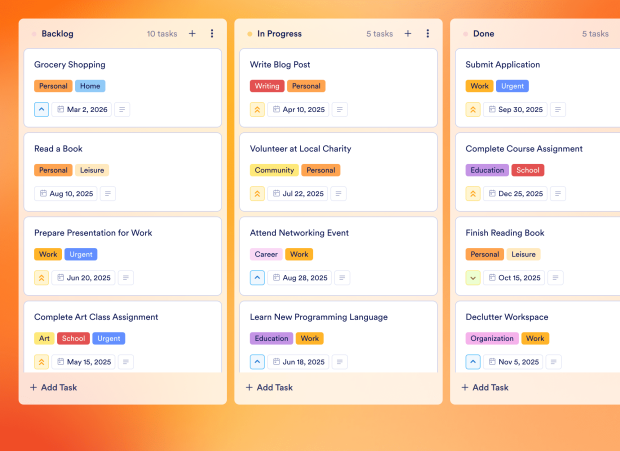 Schedule Of The Day Board Template Thumbnail