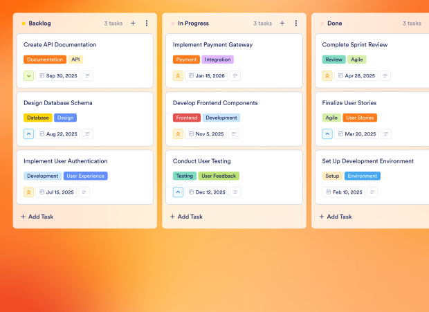 Scrum Process Board Template Thumbnail