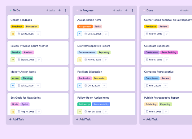 Scrum Retrospective Template Thumbnail
