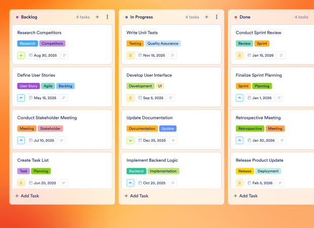 Scrum Sprint Planning Board Template Thumbnail