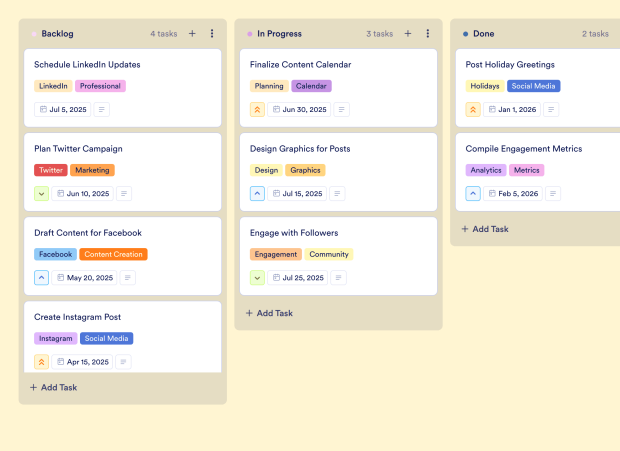 Social Media Posting Schedule Template Thumbnail