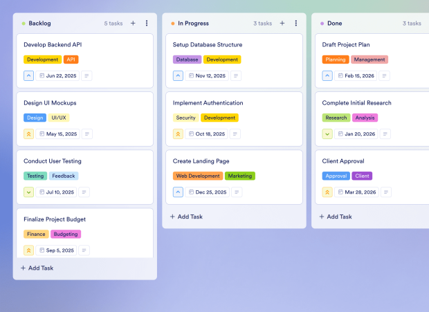 Software Development Roadmap Board Template Thumbnail