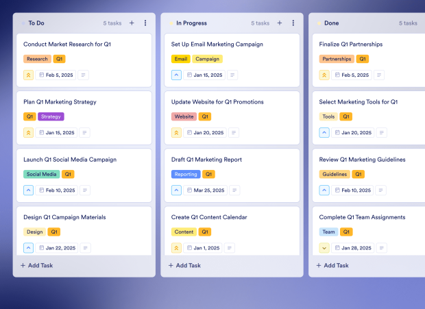 Startup Marketing Plan Board Template Thumbnail