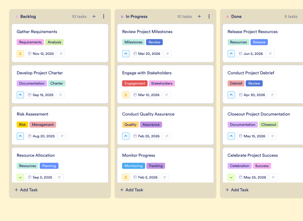 Startup Roadmap Board Template Thumbnail