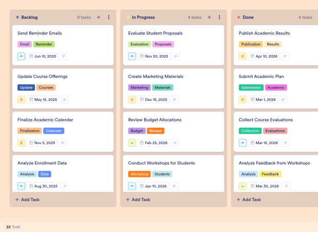 Study Timeline Board Template Thumbnail