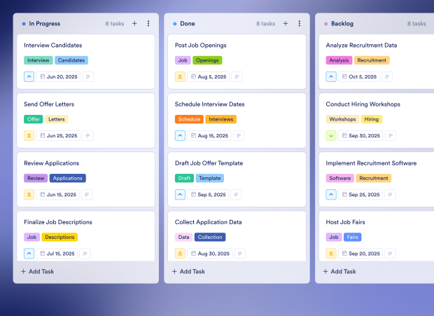 Talent Pipeline Board Template Thumbnail