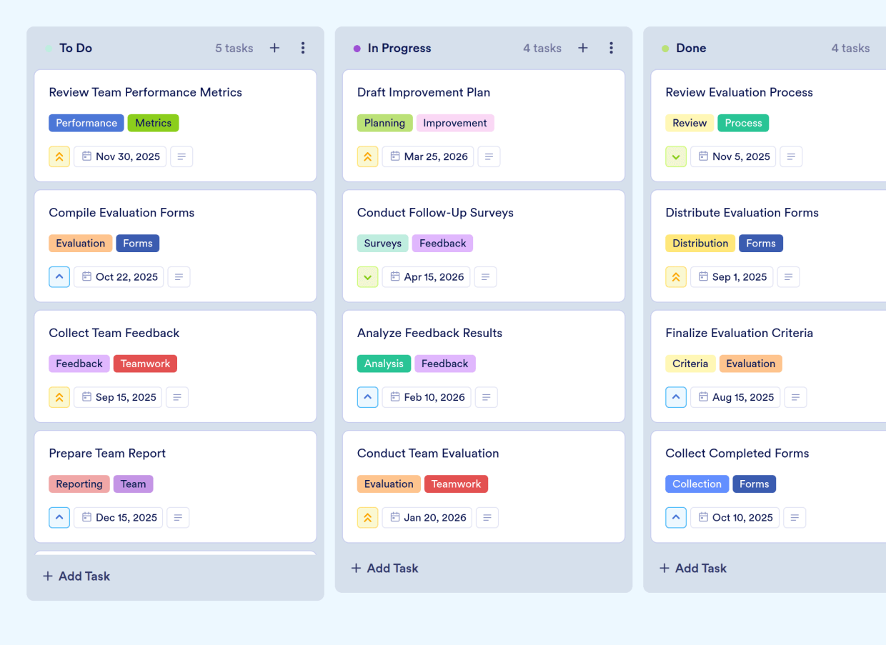 Management Team Column Format Examples Team Management Template | Jotform