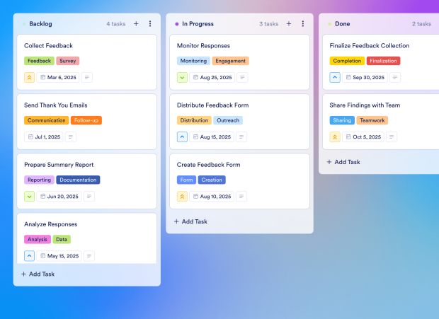 Team Meeting Board Template Thumbnail