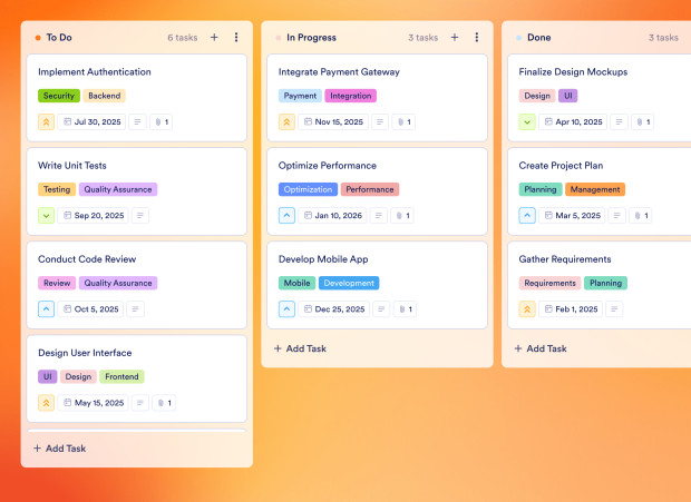 Timeline Board Template Thumbnail