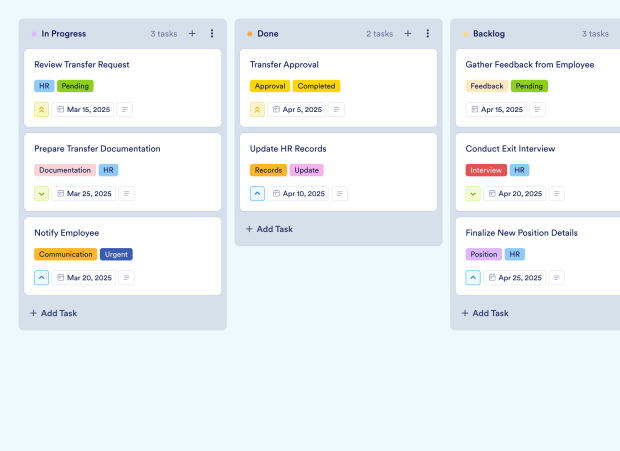 Transition Plan Template Thumbnail
