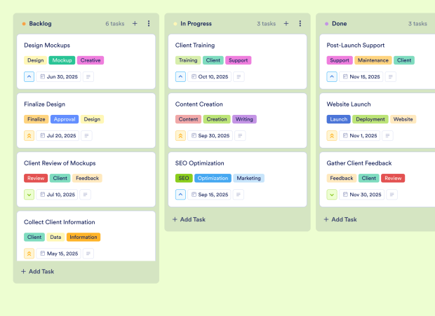 Website Design Timeline Template Thumbnail