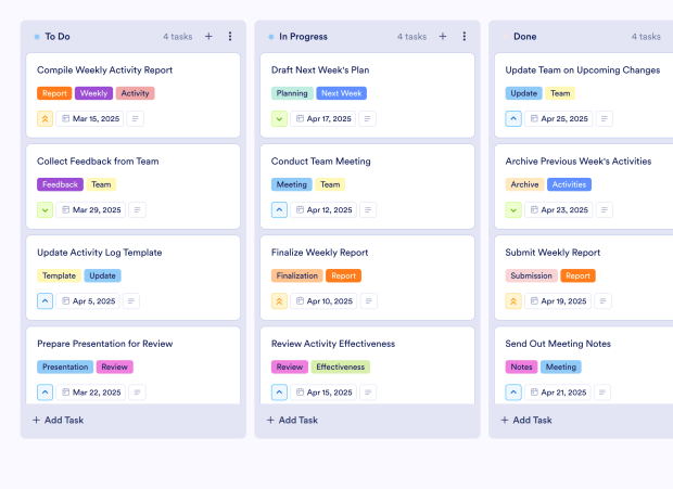 Week Calendar Template Thumbnail