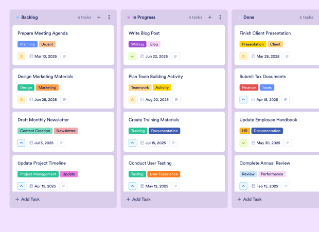 Weekend To Do List Board Template Thumbnail