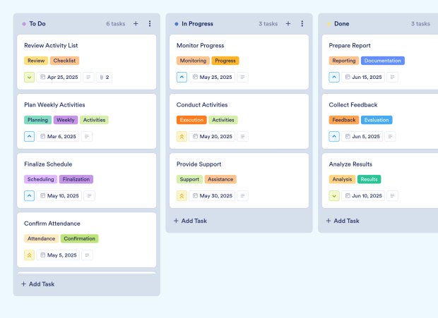 Weekly Calendar Board Template Thumbnail
