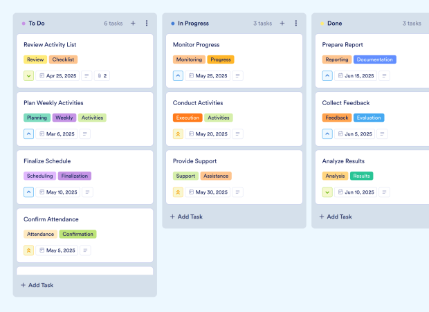 Weekly Calendar Board Template Thumbnail
