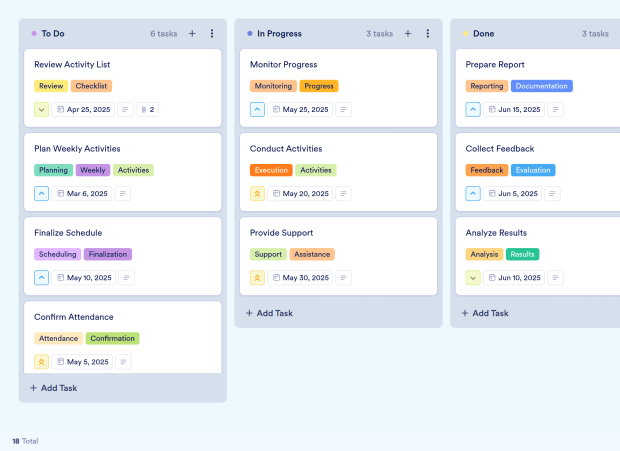 Weekly Calendar Board Template Thumbnail