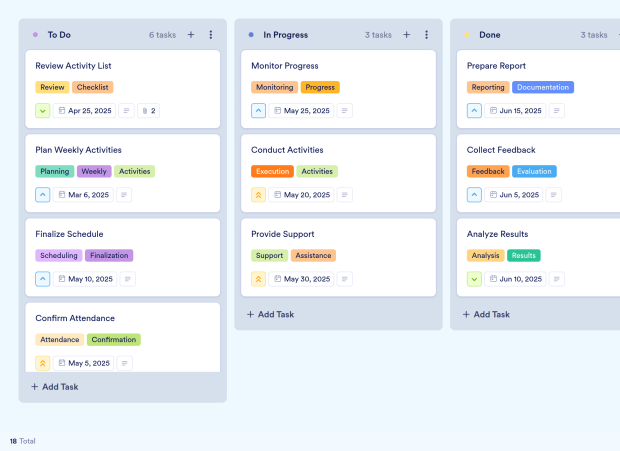 Weekly Calendar Board Template Thumbnail