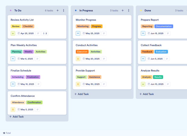 Weekly Calendar Board Template Thumbnail
