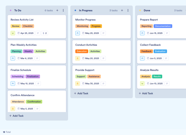 Weekly Calendar Board Template Thumbnail