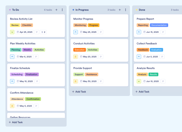 Weekly Calendar Board Template Thumbnail