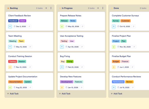 Weekly Organizer Board Template Thumbnail