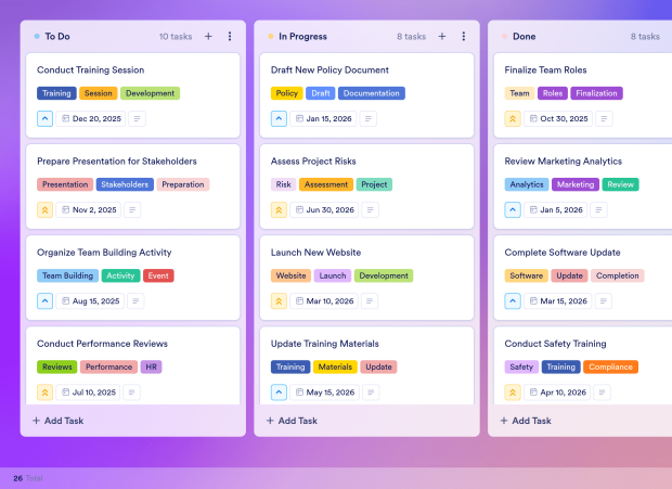 Weekly Planner Board Template Thumbnail