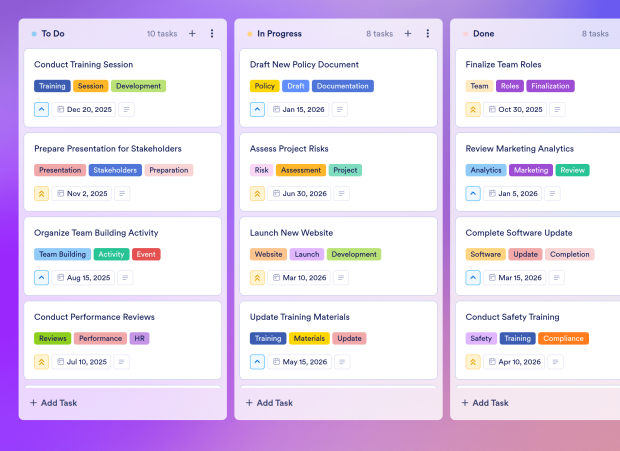 Weekly Planner Board Template Thumbnail