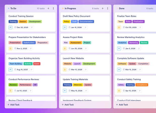 Weekly Planner Board Template Thumbnail
