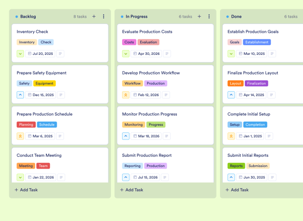 Weekly Production Schedule Template Thumbnail